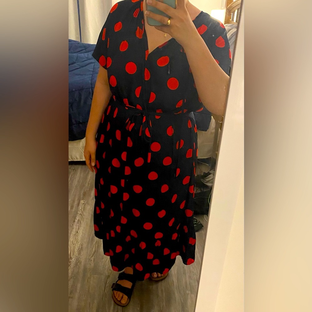 Banana Republic Polka Dot Sheath Dress